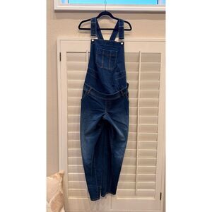 Perfect Maternity Denim Overalls by Motherhood